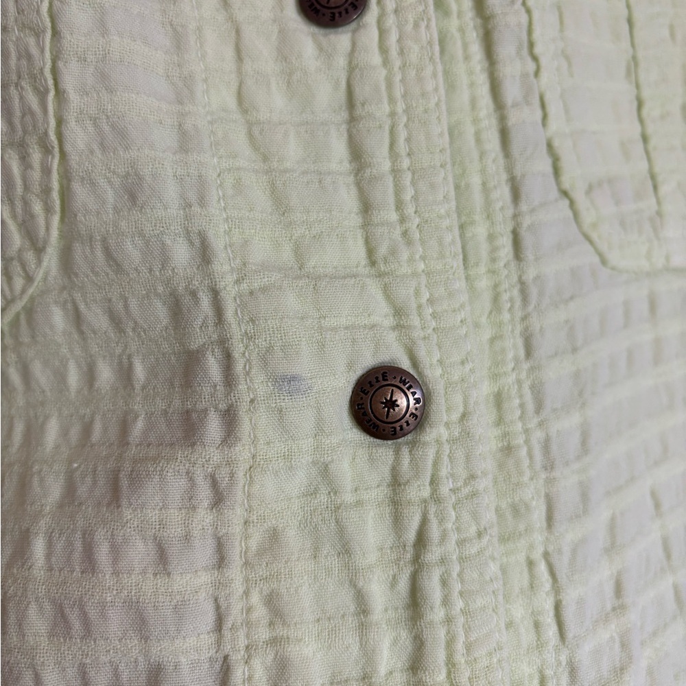 Ezzewear Light Green Top Size M Short sleeves Cotton - Picture 4 of 11